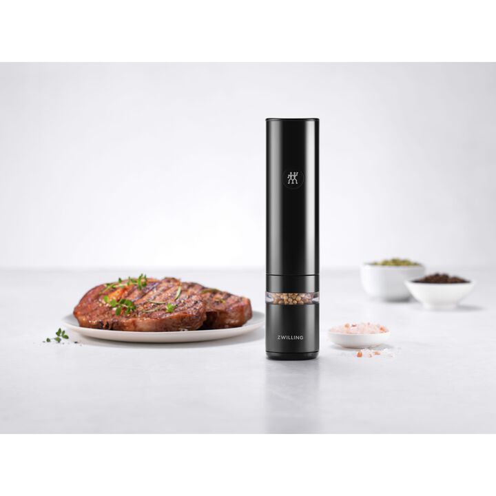 ELECTRIC SALT AND PEPPER MILL SET - BLACK, large 3