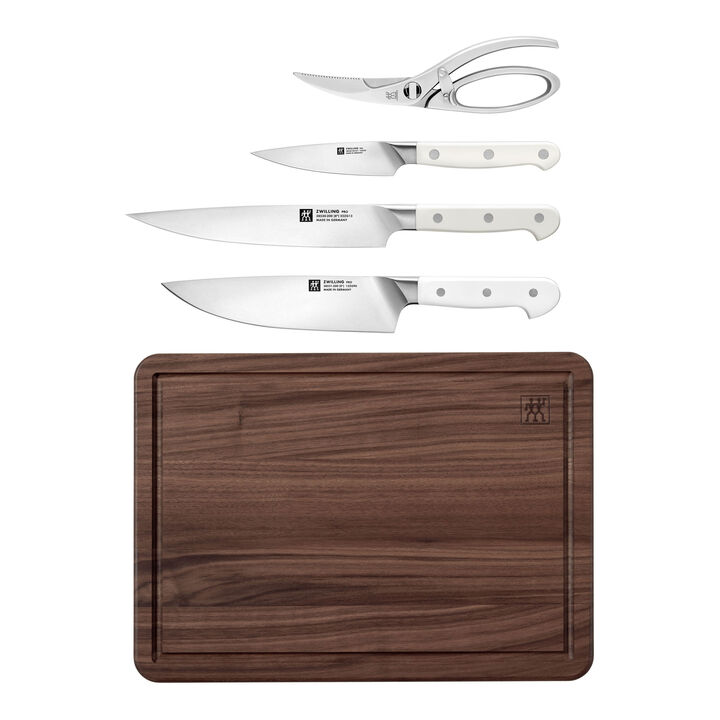 Set di coltelli con tagliere e forbici, 3-pz., large 1