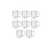 Sorrento Plus, 8 Piece, Double Espresso Mug Set - Value Pack, transparent, small 2