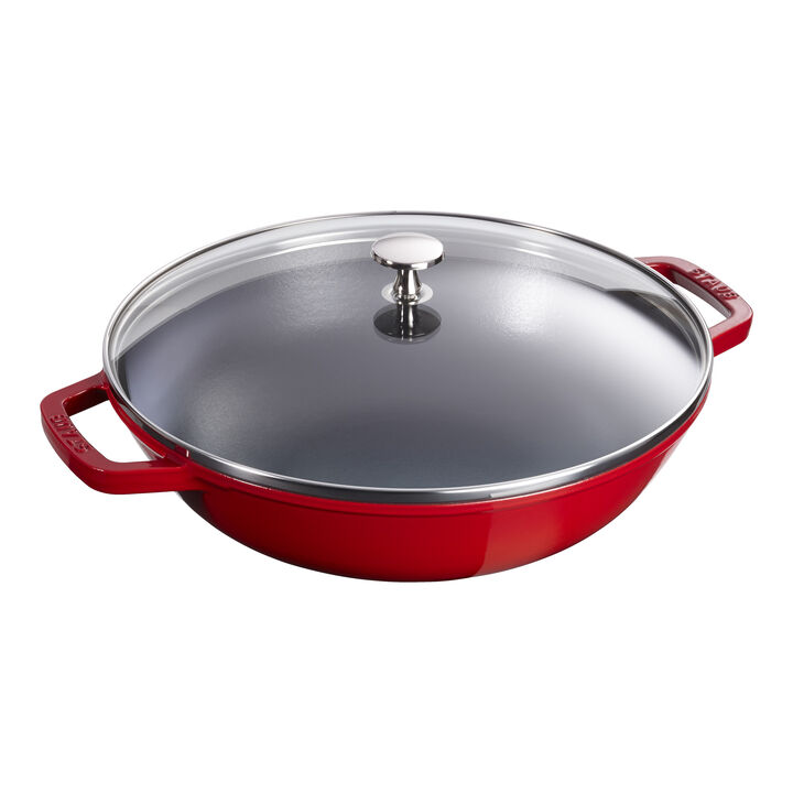 Cast Iron, 12-inch, Perfect Pan, Cherry, large 4
