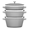 Stackable Set, Stackable Set Large 4 Piece, cast iron, small 1