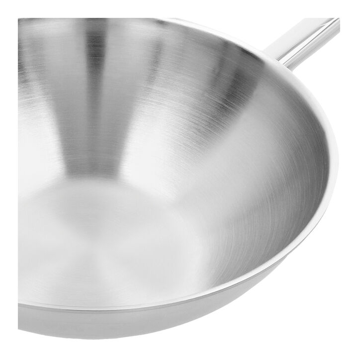 Apollo 7, Wok flacher Boden 26 cm, 18/10 Edelstahl, large 2