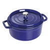 5.5 qt, Round, Dutch Oven, Dark Blue,,large