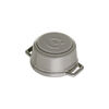 La Cocotte, Mini Cocotte 10 cm, Rund, Grafitgr&aring;, St&oslash;bejern, small 7