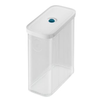 CUBE Saklama Kabı 3M / 21 cm, şeffaf-akdeniz mavisi,,large 1