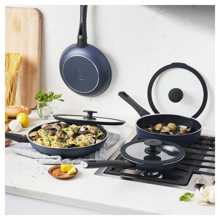 Enlightened, 7-pc, Aluminum, Pots And Pans Set Ceramic Non-stick Coating, large 3