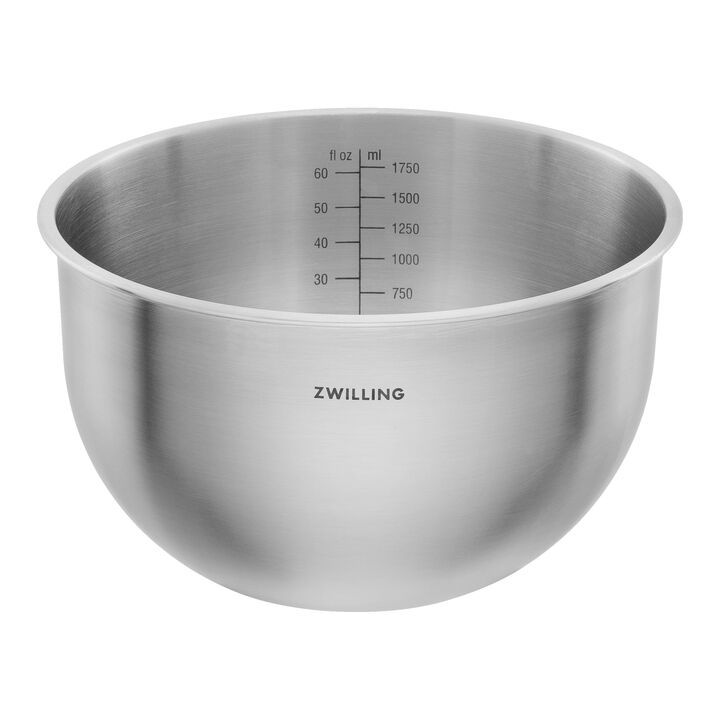 Fresh & Save BOWLS, Vakuum startpakke, Rustfrit stål / M/L, 9-dele, Sølv-Hvid, large 4