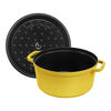 La Cocotte, Cocotte rotonda - 28 cm, Giallo, small 3