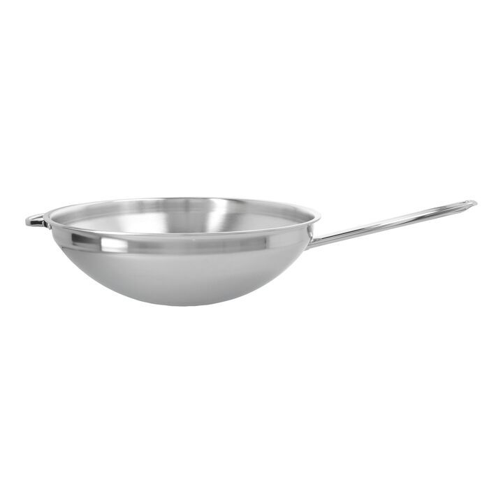 Apollo 7, Wok - flacher Boden 36 cm, 18/10 Edelstahl, large 1