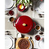 Bellamonte, Cocotte rotonda - 26 cm, rosso, small 12