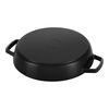 Po&ecirc;les en fonte, Plat &agrave; paella 34 cm, Fonte, Noir mat, small 2