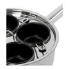 Specialties 3, Egg Poacher 4 inserts 18 cm, 18/10 Stainless Steel, silver, small 10