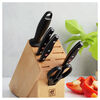 Signature, 7-pc, Knife block set, natural, small 4