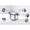 Simplify, Pot set, 9 Piece, stainless steel, small 15
