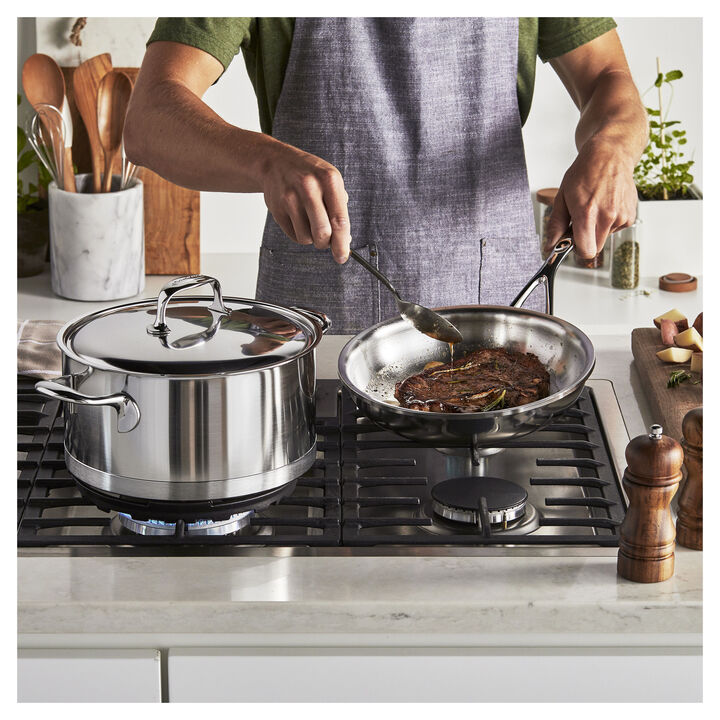 Atlantis, 3-pc, 18/10 Stainless Steel, Stainless Steel Cookware Set, large 3