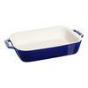Stoneware, 4-pc, Mixed Baking Dish Set, dark blue, small 5