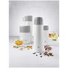 Thermo, Thermos reisbeker, 450 ml, Wit-Grijs, small 7