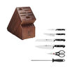 Professional S, 7-pc, Knife block set, acacia, small 9