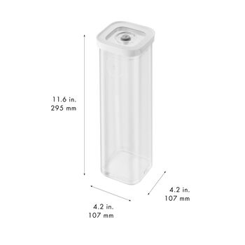 CUBE Saklama Kabı 4S / 11 cm, şeffaf-beyaz,,large 2