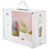 Ceramique, 12 cm / 6-pcs ceramic Bowl set macaron mixed colours, small 16