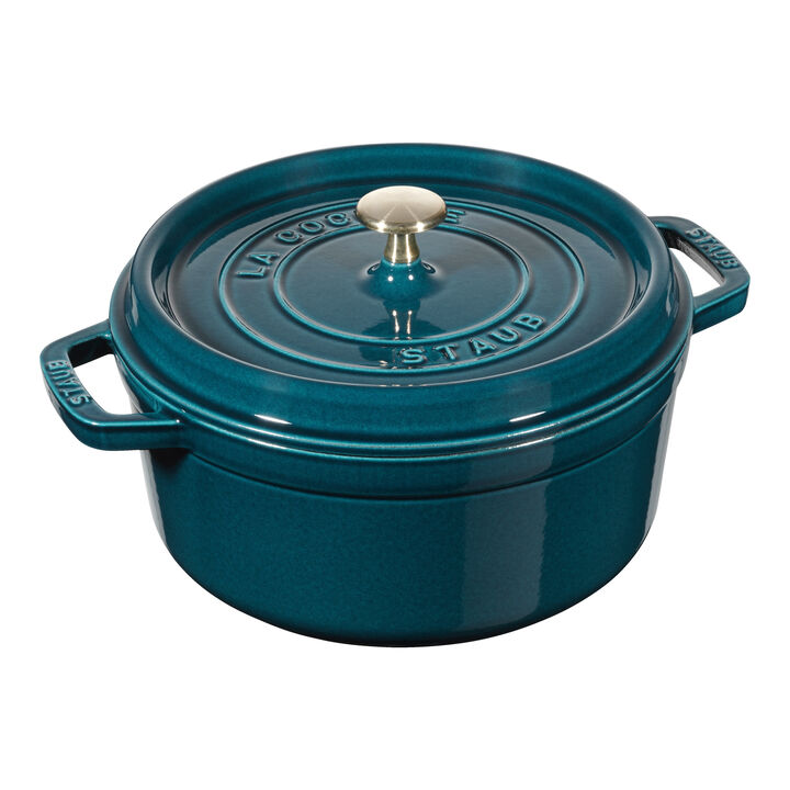 La Cocotte, Cocotte 24 cm / 3,7 l, Rond, La-Mer blauw, large 1
