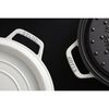 Cast Iron - Round Cocottes, 2.75 qt, Round, Cocotte, White Truffle - Visual Imperfections, small 10