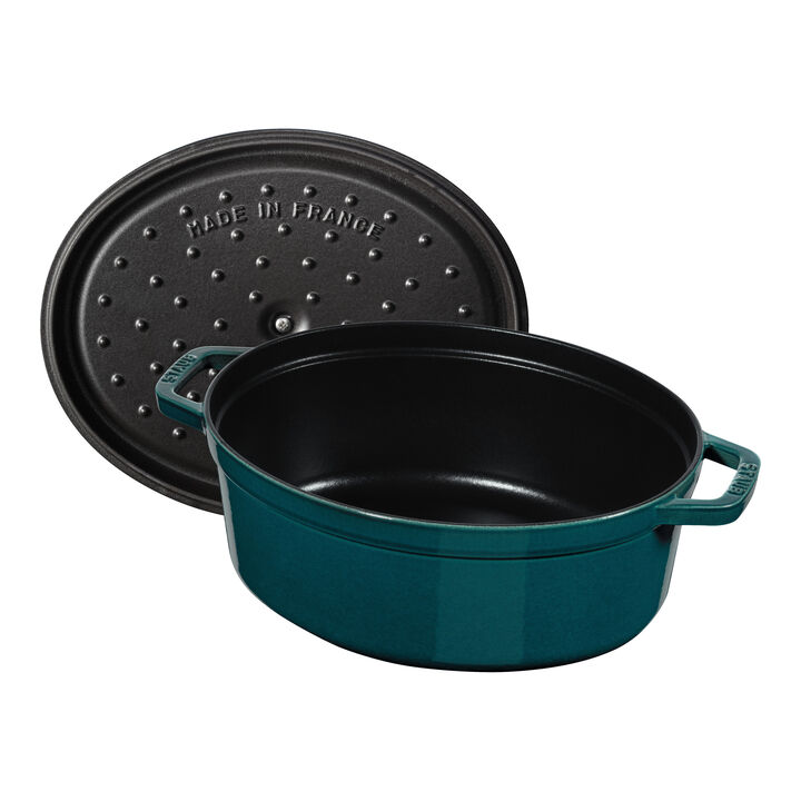 La Cocotte, Cocotte 33 cm, oval, La-Mer, Gusseisen, large 4