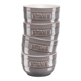 Juego de ramekines 9 cm / 4-pzs, Cerámica