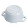 Ceramique, 6 Piece ceramic Cocotte set macaron, mixed Colours, small 22