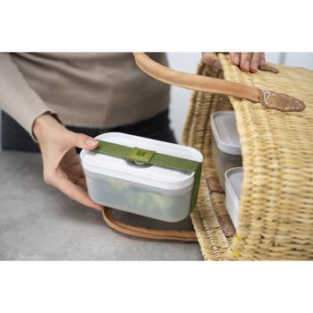 Vakumlu Yemek Taşıma Kabı, S, Plastik, yarı şeffaf-Gri,,large 11