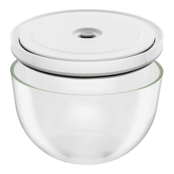 Vacuum bowl set S/M/L / 6-par&ccedil;a, Cam, şeffaf-beyaz,,large 3