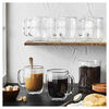 Sorrento Plus Double Wall Glassware, 12-oz-/-8-pc  Coffee Glass Mug Set, small 2