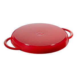 Plancha 30 cm, redondo, Cereza, Hierro fundido