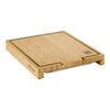 BBQ+, 15.5-inch x 12-inch Cutting Board With Tray, Bamboo , small 3