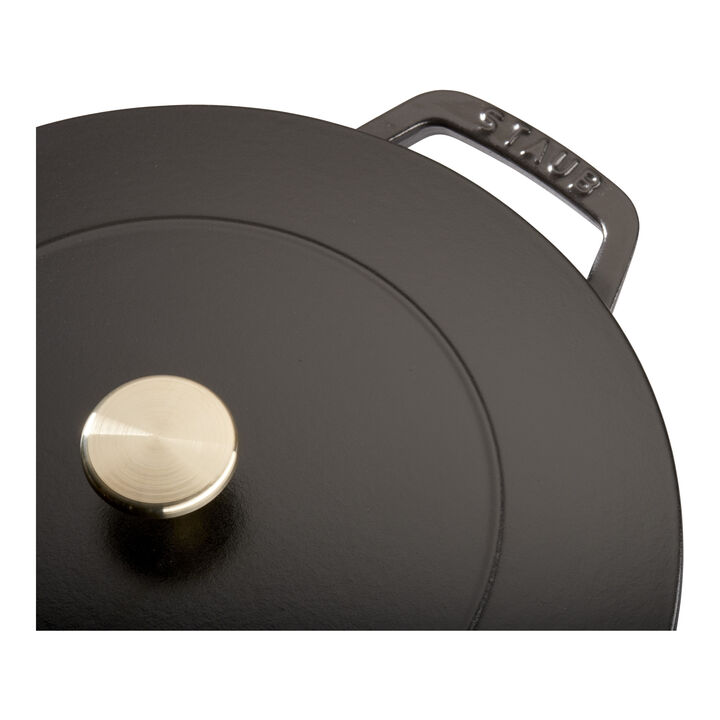 Cast Iron, 3.75 qt, French oven, black matte - Factory Second, large 4