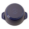 Cast Iron, 1.5 qt, Petite French Oven, dark blue, small 6