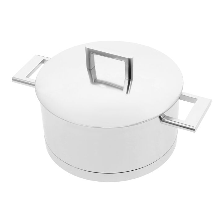John Pawson 7, Casserole avec couvercle à double parois 24 cm / 5,2 l, large 4