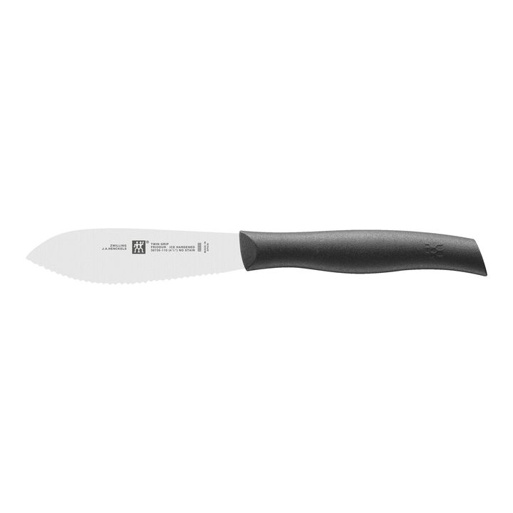 TWIN Grip, Brötchenmesser 11 cm, Schwarz, large 1