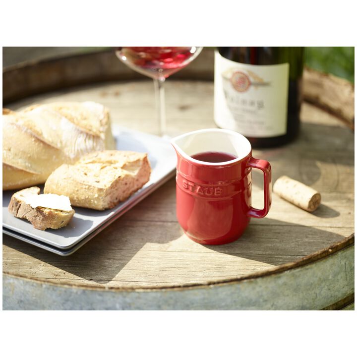 Ceramique, 250 ml ceramic Pitcher cherry, large 2