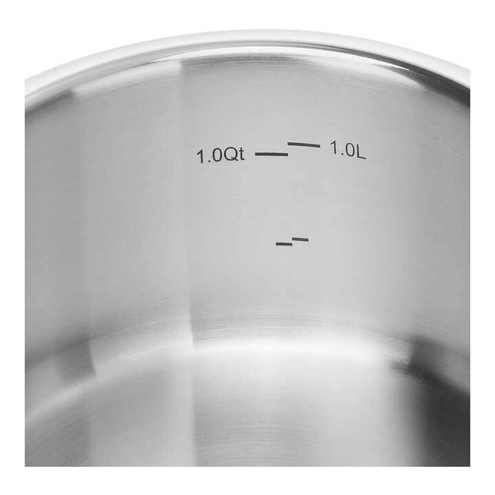 Pro, 16 cm 18/10 Stainless Steel Saucepan silver, large 4