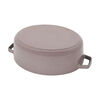 Cast Iron, 6.25 qt, Wide Oval Dutch Oven, Lilac - Factory Second, small 7