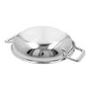 Multifunction 7, Stekpanna med 2 handtag 20 cm, 18/10 Rostfritt st&aring;l, Silver, small 2