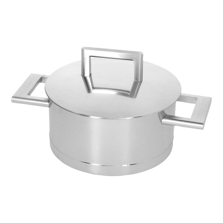 John Pawson 7, Casserole avec couvercle à double parois 16 cm / 1,5 l, large 4