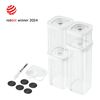CUBE Set, S / 6 Piece, transparent-white,,large