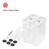 CUBE Set, M / 5 Piece, transparent-white,,large