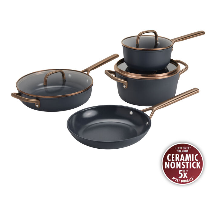 Milano, 7-pc, Cookware Set Ceramic Nonstick Titanium, large 1