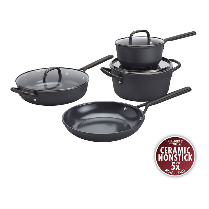 Milano, 7-pc, Cookware Set Ceramic Nonstick Titanium, large 1