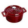 Cast Iron, 0.25 qt, Mini Round Dutch Oven, grenadine, small 1