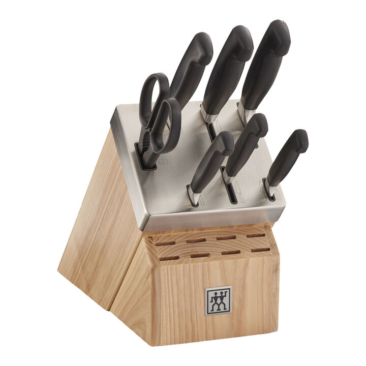 Four Star, 7-pc, Knife block set, natural, large 1