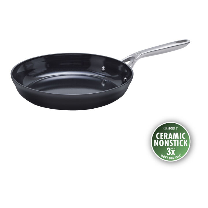 Motion Ceramic, 10-inch, Hard Anodized Fry Pan Ceramic Coating, large 1